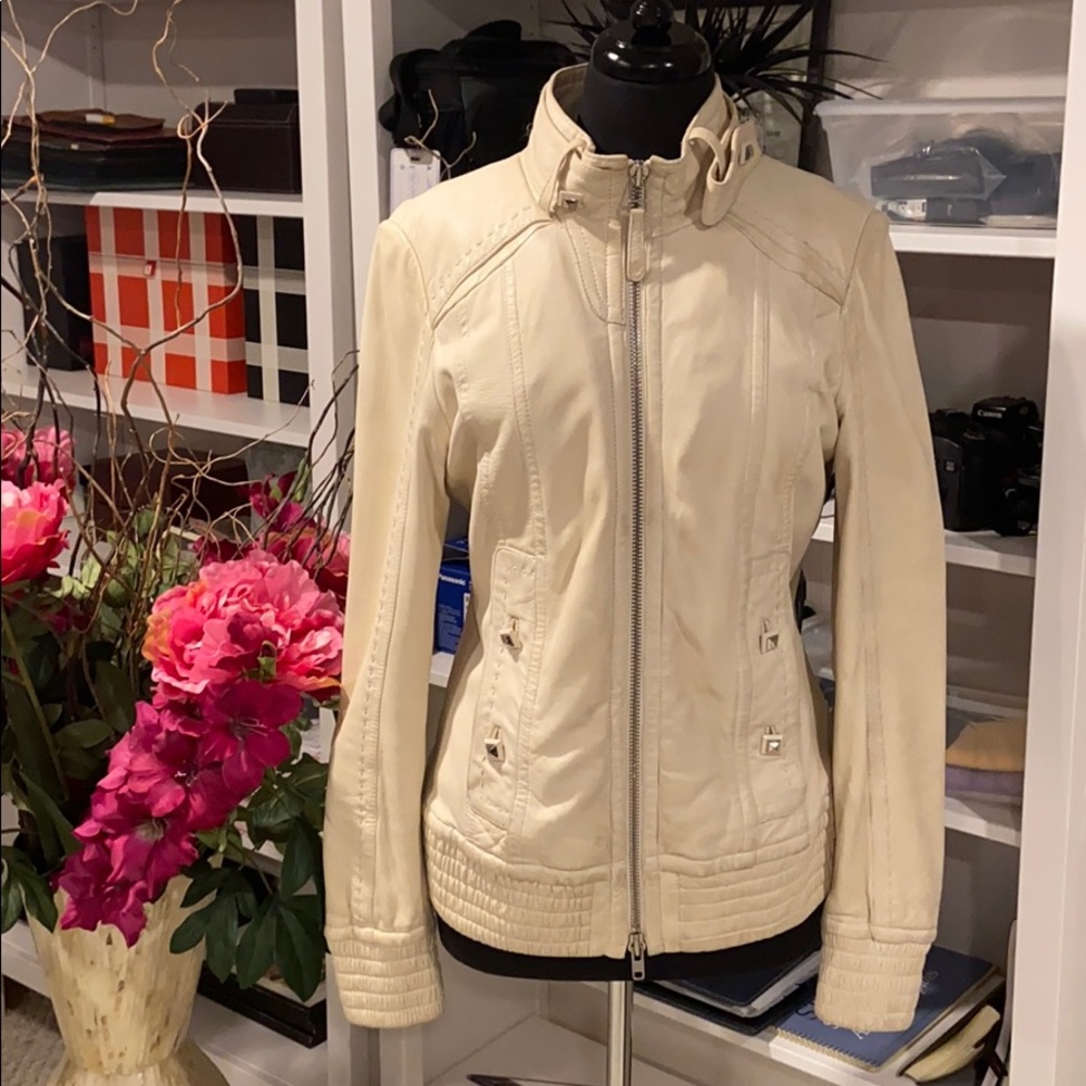 Mackage  Leather Bomber Jacket